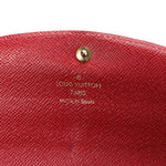 Monogram Emilie Wallet Red