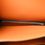 Vitello Barocco Virtus Small Top Handle Shoulder Bag Brown