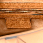 Grained Calfskin Saddle Bag Camello