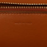 Natural Calfskin Medium Classic Box Flap Bag Tan