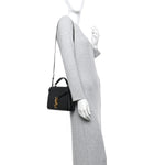 Grain de Poudre Mini Classic Monogram Cassandra Top Handle Black