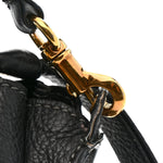 Calfskin Medium Marcie Satchel Black