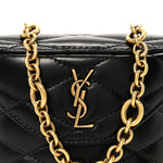 Lambskin Matelasse Monogram June Chain Belt Bag