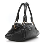 Calfskin Medium Paddington Satchel Bleu Nuit
