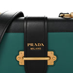 City Calf Saffiano Cahier Bag Biliardo Black