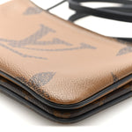 Reverse Monogram Giant Double Zip Pochette