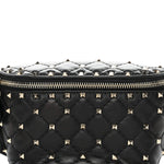 Nappa Rockstud Spike Belt Bag 85 Black
