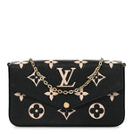 Empreinte Monogram Giant Felicie Pochette Black Beige