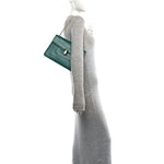 Calfskin Serpenti Forever Shoulder Bag Emerald Green
