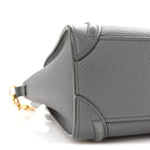 Baby Drummed Calfskin Nano Luggage Kohl