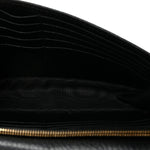 Dollar Calfskin Interlocking G Chain Wallet Black