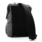 Suede Nylon Santander Cuoio Romano Bi-Color FF Embossed Small Fendiness Backpack Piombo Fango Grigio Polvere Asphalto