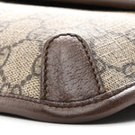 GG Supreme Monogram Neo Vintage Web Belt Bag Brown