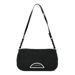 Nylon Malice Shoulder Bag Black