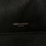 Lambskin Chevron Quilted Large Loulou Black