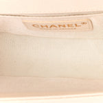 Caviar Quilted Small Boy Flap White