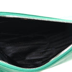 Saffiano Cuir Triangle Logo Embossed Triangle Shoulder Bag Mango