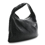 Nappa Intrecciato Large Veneta Hobo Black