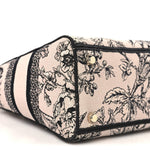Canvas Embroidered Jardin Botanique Medium Lady D-Lite Light Pink Black