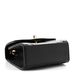 Lambskin Quilted Mini Trendy CC Chain Wallet Black
