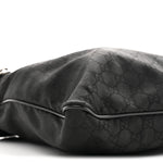 Nylon Monogram Medium Flat Messenger Bag Black