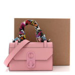Calfskin Empire Silk Mini Elisa Top Handle Bag Soupir Multicolor