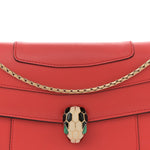Calfskin Serpenti Forever Shoulder Bag Red