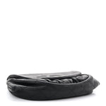 Lambskin Half Moon Wallet On Chain WOC Black