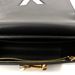 Epi Twist Braided Strap Shoulder Bag MM Black