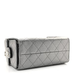 Metallic Caviar Quilted Mini Chanel 25 Handbag Anthracite