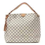 Damier Azur Graceful MM Rose Ballerine