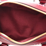 GG Shadow Monogram Ophidia Top Handle Bowler Bag  Rosso Ancora Red