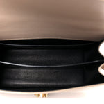 Grain de Poudre Medium Classic Monogram Cassandra Top Handle Dark Beige