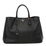 Saffiano Lux Large Tote Black