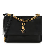 Calfskin Medium Monogram Sunset Black