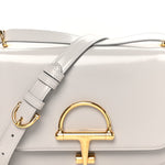 Calfskin Siena Small Shoulder Bag Grey