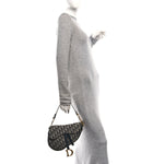 Oblique Saddle Bag Blue