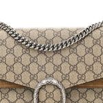 GG Supreme Monogram Medium Dionysus Shoulder Bag Taupe
