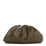Smooth Butter Calf The Pouch Oversized Clutch Mustard