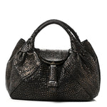 Metallic Nappa Nuvolata Bimetal Spy Bronze Black