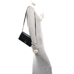 Box Tassel Shoulder Bag Black