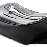 Soft GG Supreme Monogram Web Belt Bag Black Grey