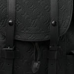 Taurillon Monogram Christopher MM Backpack Black