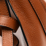 Calfskin Medium Marcie Round Crossbody Bag Tan