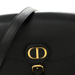 Box Calfskin Medium Bobby Flap Black