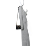 Lambskin Quilted Chanel 19 Wallet On Chain WOC Black