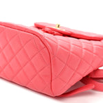 Lambskin Quilted Mini Urban Spirit Backpack Pink