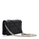 Lambskin Baby Diorama Flap Bag Black