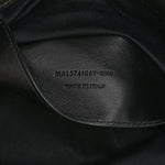 Calfskin Crocodile Embossed Medium West Hollywood Monogram Fold-Over Earth