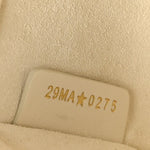 Lambskin Cannage Small Lady D-Joy Latte